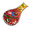 Fancy Spoon Rest Turkish Porcelain 1 Count Assorted Color