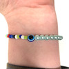 Evil Eye Glass Pearl Assorted Stretch Bracelets 1 Count Evil Eye Glass Pearl Assorted Stretch Bracelets 1 Count