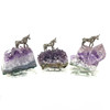 Pewter Unicorn Stallion on Amethyst 1 Count Assorted Pewter Unicorn Stallion on Amethyst 1 Count Assorted