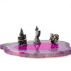 3 Small Pewters on Thin Slice 1 Count Assorted 3 Small Pewters on Thin Slice 1 Count Assorted