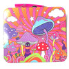 Dancing Mushrooms Tin Lunch Stash Box 6.5"