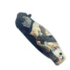 Textured Eagle Pocket Knife 8" Long Opened