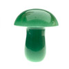 Mushroom Carving Green  Aventurine 2"