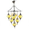7 Bulb B3 Chandelier with Laser Cut Harness Assorted Colors 7 Bulb B3 Chandelier with Laser Cut Harness Assorted Colors