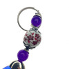 Ceramic Ball Evil Eye Keychain 1 Count Assorted