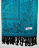 Deep Lake Blue Paisley Pattern Pashmina Scarf (Copy)