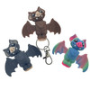 3D Printed Multi Colored Keychain Bat 1 Count Assorted 3D Printed Multi Colored Keychain Bat 1 Count Assorted