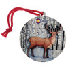 Colorado Snowy Elk Ornament 1 Count