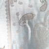 Light Blue Paisley Centerpiece Pashmina Scarf