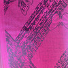 Magenta Butterflies Pashmina Scarf