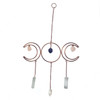 Hanging Copper Wire Moon Phase with Stones 1 Count