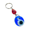 Evil Eye Keychain with Colored Stone 1 Count Assorted Colors