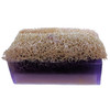 Bosnali Exfoliating Loofah Soap – Handmade Goat Milk Bath Bar for Face & Body, Moisturizing & Invigorating Cleanse (Lavender)