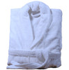 Premium Terry Cloth Cotton Bathrobe (White)