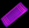 Neon Nomad UV Reactive Pashmina Maroon and Orange
