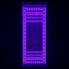 Neon Nomad UV Reactive Pashmina Maroon and Orange