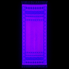Neon Nomad UV Reactive Pashmina Light Purple Pink