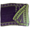 Neon Nomad UV Reactive Pashmina Green Purple