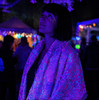 UV Reactive Paisley Pashmina - Blues