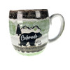 Colorado Black Bear Glazed Ceramic Coffee Mug (Assorted Colors)