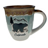 Colorado Black Bear in the Mountains Glazed Coffee Mug
