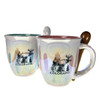 Colorado Moose in the Trees 17oz Ceramic Mug w/ Spoon