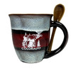 Colorado Ceramic Elk in the Mountains 16oz Mug w/ Matching Spoon