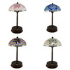 Mosaic Mushroom Desk Lamp Battery 1 Count Assorted