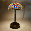 Mosaic Mushroom Desk Lamp Battery 1 Count Assorted
