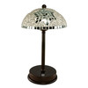 Mosaic Mushroom Desk Lamp Battery 1 Count Assorted