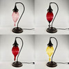 Hanging Crackle Glass Table Lamp 1 count assorted