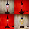 Hanging Crackle Glass Table Lamp 1 count assorted