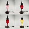 Hanging Crackle Glass Table Lamp 1 count assorted