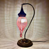 Hanging Crackle Glass Table Lamp 1 count assorted