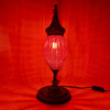 Hanging Crackle Glass Table Lamp 1 count assorted