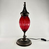 Hanging Crackle Glass Table Lamp 1 count assorted