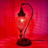 Hanging Crackle Glass Table Lamp 1 count assorted
