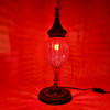 Hanging Crackle Glass Table Lamp 1 count assorted