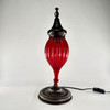 Hanging Crackle Glass Table Lamp 1 count assorted