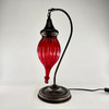 Hanging Crackle Glass Table Lamp 1 count assorted