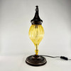 Hanging Crackle Glass Table Lamp 1 count assorted