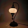 DB3 Camel Neck Heavy Base Mosaic Lamp 17"  Gray Granite