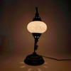 DB3 Camel Neck Heavy Base Mosaic Lamp 17"  Gray Granite