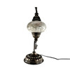 DB3 Camel Neck Heavy Base Mosaic Lamp 17"  Gray Granite