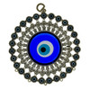 Turkish Evil Eye Wall Hanging with Filigree Accents – 8" Diameter