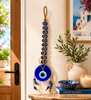 1.97" Turkish Evil Eye Jute Wall Hanging