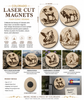 Colorado Laser-Cut Wooden Tourist Magnets 3”
