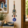 12-Inch Hand of Fatima Evil Eye Wall Hanging