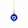 Original Evil Eye Pendulum Dowsing Stone Evil Eye Ball Pendulum with Chain 9"