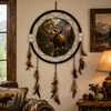 Woodland Moose, 24" Dream Catcher